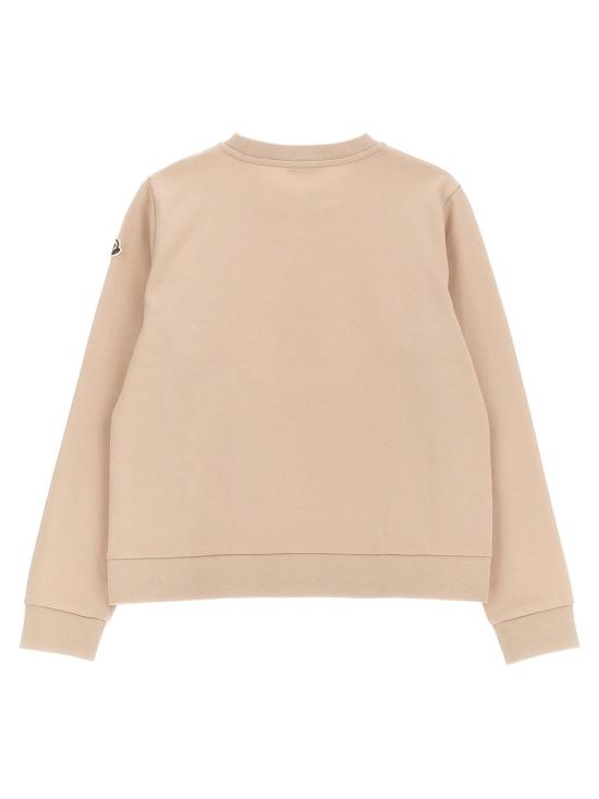  [키즈] 몽클레어 풀오버 라인스톤 로고 스웨트셔츠 (핑크) 키즈 - MONCLER