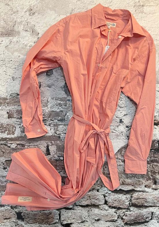  메르츠 비 슈바넨 롱 원피스 Merz B. Schwanen 셔츠 드레스, 오가닉 코튼 포플린 4.2온스, 릴랙스핏 드레스