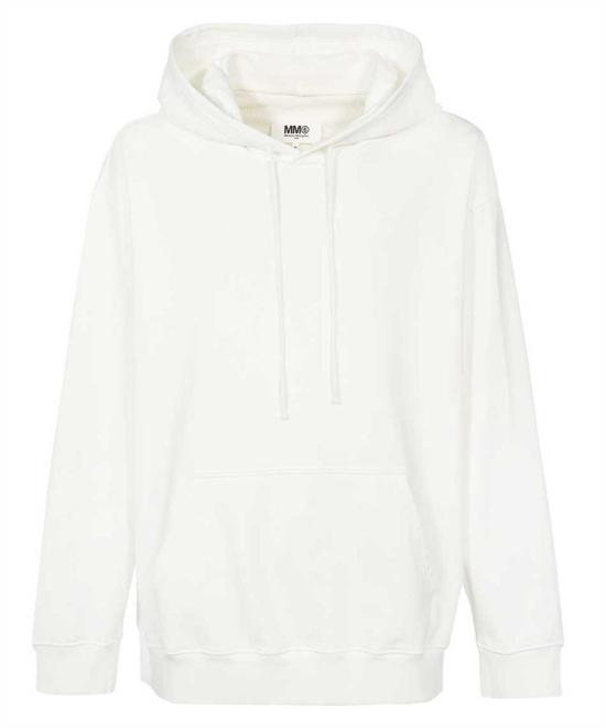  MM6 메종마르지엘라 긴팔 티셔츠 Mm6 메종 마르지엘라 코튼 후드티 화이트