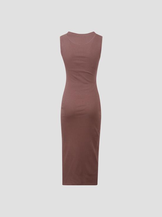 26SS 마르니 미디 원피스 ABJE1542S0UTC600 00M37 TOBACCO - MARNI