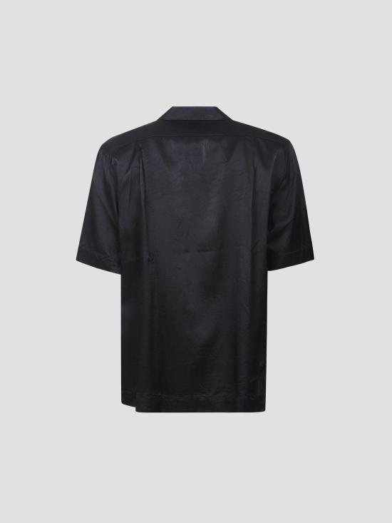 26SS 드리스 반 노튼 반팔 셔츠 207423277 900 BLACK - DRIES VAN NOTEN