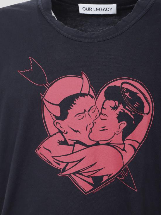 26SS 아워레가시 루즈 티셔츠 러브 스토리 프린트 M2266LL LVST PRT LOVE STORY PRINT - OUR LEGACY