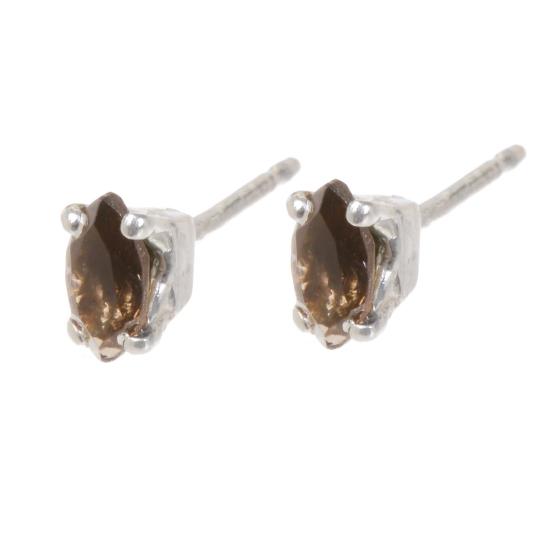  타린 토마스 이어링 레이건 스모키 쿼츠 귀걸이