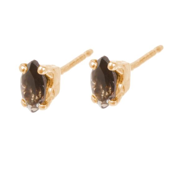  타린 토마스 이어링 레이건 스모키 쿼츠 귀걸이 - TARIN THOMAS