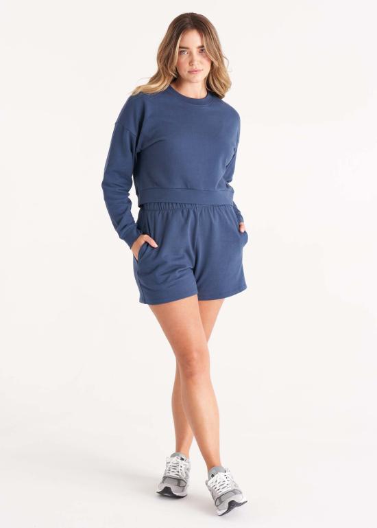  The Standard Stitch 숏팬츠 스탠다드 스티치 스웨트 쇼츠 미드나잇 - OTHER BRANDS