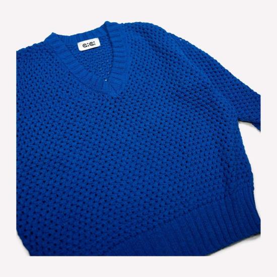  지지 니트웨어 스웨터 메쉬 코튼 - GIGI KNITWEAR
