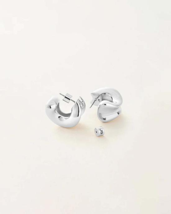  제니 버드 이어링 청키 두네 후프 - JENNY BIRD