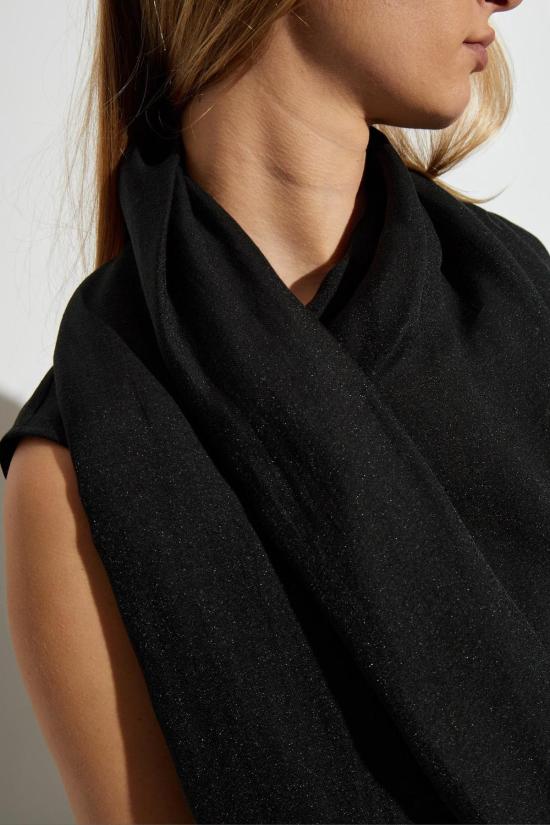  토템 머플러/스카프 장식 스카프 탑 블랙 - TOTEME