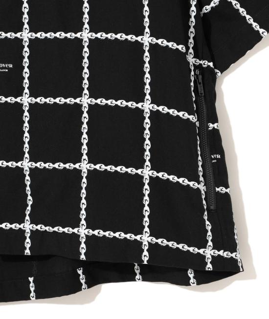  언더커버 반팔 셔츠 체인 패턴 H/S  블랙 - UNDERCOVER