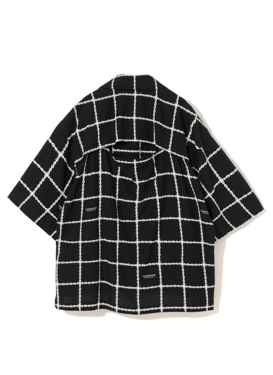  언더커버 반팔 셔츠 체인 패턴 H/S  블랙 - UNDERCOVER