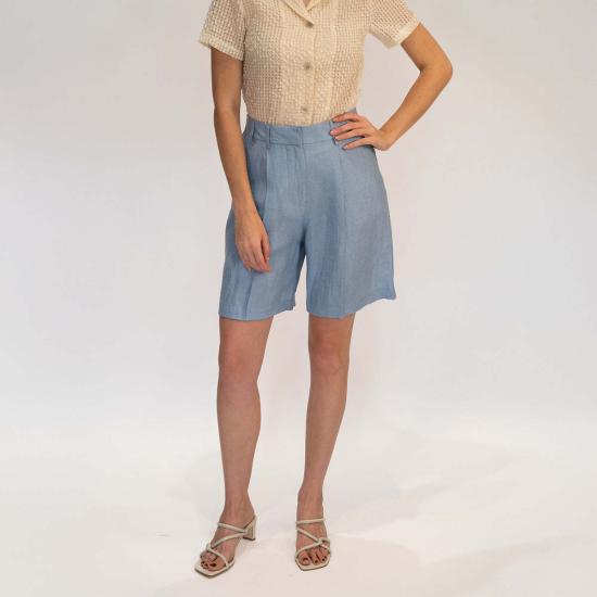  알리지 숏팬츠 알리시 린넨 버뮤다 쇼츠 - ALYSI