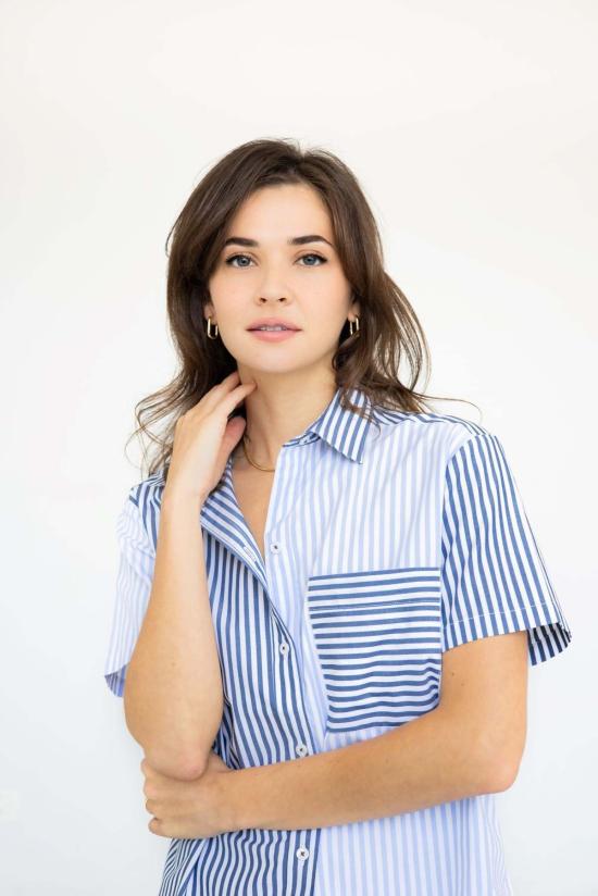  살루아 란제리 크롭 팬츠 아말피 스트라이프 리조트 카프리 세트 - SALUA LINGERIE