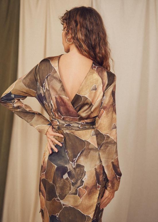  Cossac 롱 원피스 코삭 랩 드레스 - OTHER BRANDS