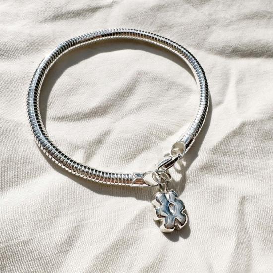  Yam 바디 주얼리 얌 스네이크 체인 데이지 팔찌