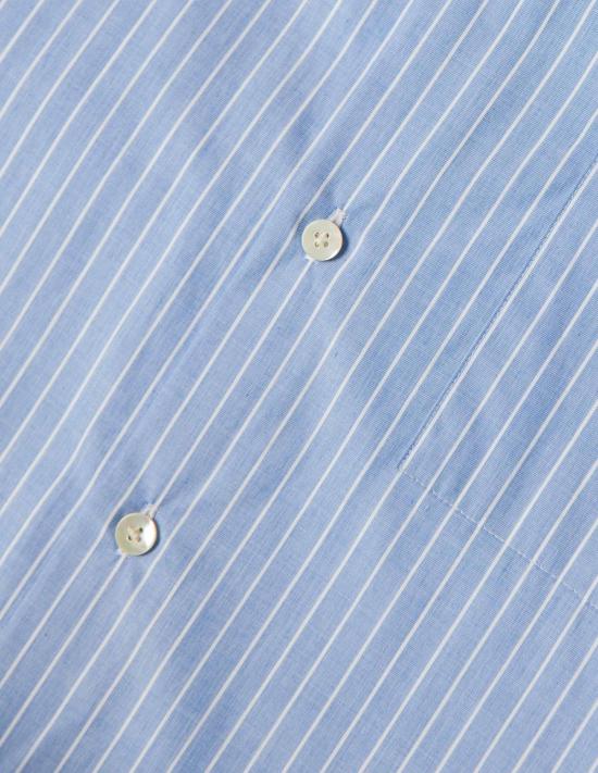  Kapatid NYC 긴팔 셔츠 Kapatid Nyc 밴드 칼라  블루/화이트 - OTHER BRANDS