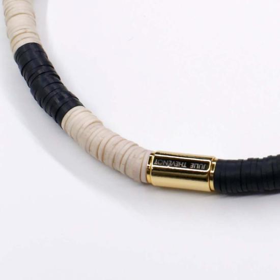  줄리 테브노 목걸이/팬던트 줄리 테베노 청키 숏 스트라이프 아일랜드 네크리스 - JULIE THEVENOT