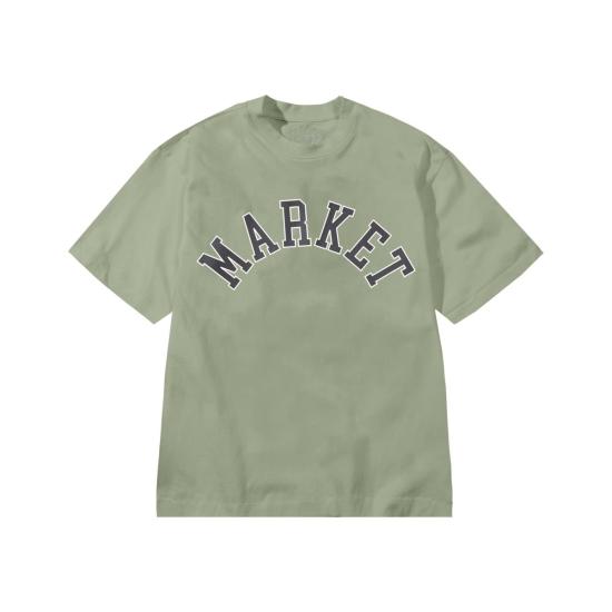  마켓 반팔 티셔츠 스로우백 아크 티셔츠 - MARKET