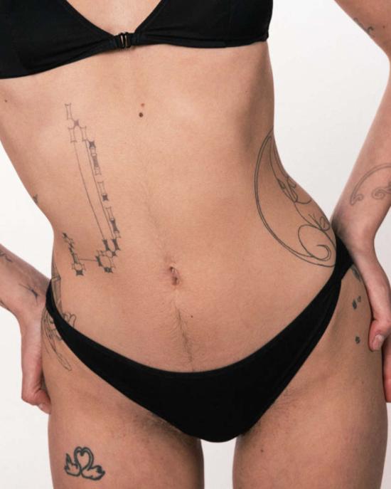  라 피유 도 비키니 수영복 라 필 드 오 프레셔스 비키니 하의 블랙