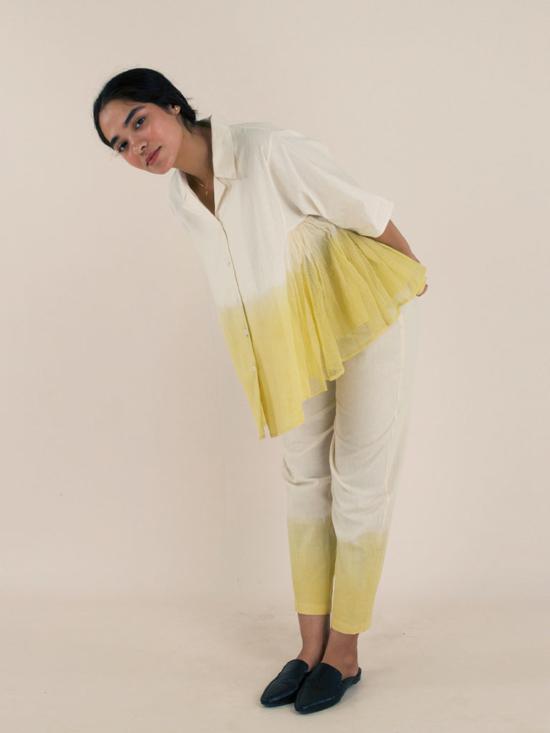  IKKIVI 셔츠 이키비 골든 샤워 셔츠 옐로우 - IKKIVI