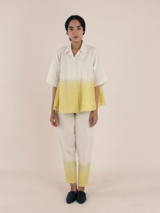  IKKIVI 셔츠 이키비 골든 샤워 셔츠 옐로우