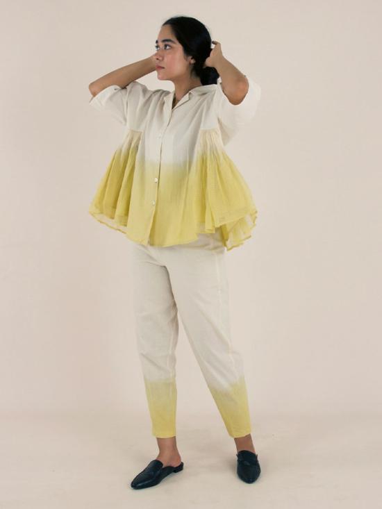  IKKIVI 셔츠 이키비 골든 샤워 셔츠 옐로우 - IKKIVI