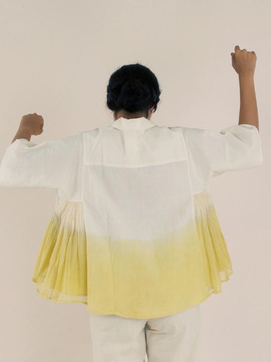  IKKIVI 셔츠 이키비 골든 샤워 셔츠 옐로우 - IKKIVI