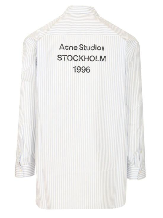  아크네 스튜디오 긴팔 셔츠 스트라이프  라이트 블루/화이트 - ACNE STUDIOS