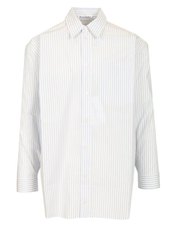  아크네 스튜디오 긴팔 셔츠 스트라이프  라이트 블루/화이트