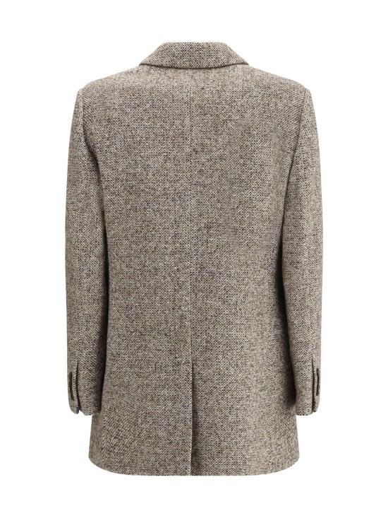  브루넬로 쿠치넬리 수트 자켓 버진 울과 실크 혼방 재킷 - BRUNELLO CUCINELLI