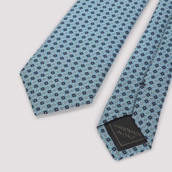  브리오니 넥타이 Brioni Standard Tie 7x150 Tie Petroleum Blue Midni - BRIONI