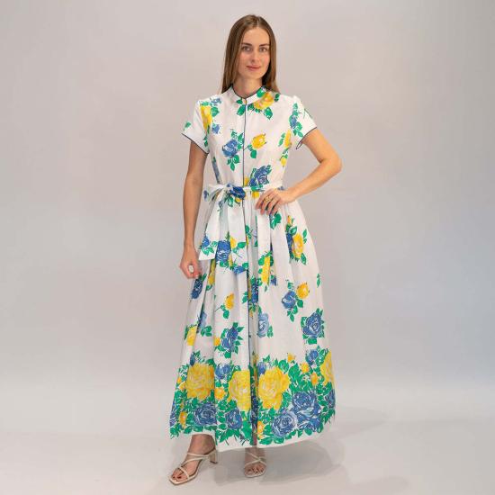  로레타 카포니 롱 원피스 Loretta Caponi Camaiore 드레스 루시스 장미