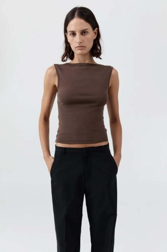  세인트아그니 블라우스 세인트 아그니 오가닉 코튼 발레리나 탑