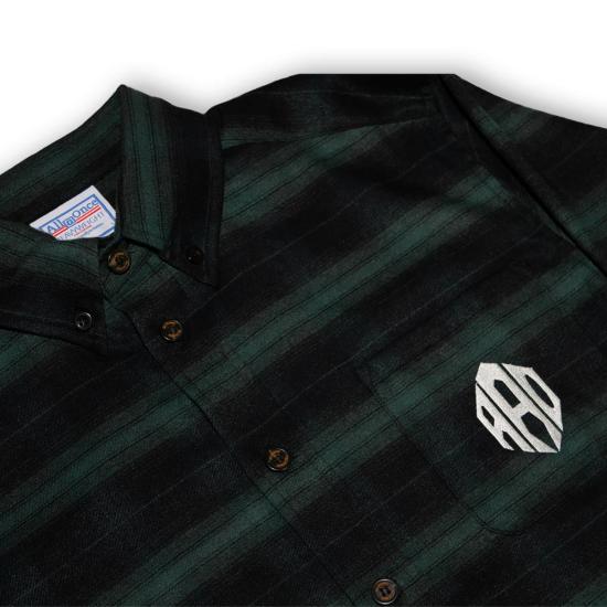  All At Once 셔츠 올앳원스 플란넬 셔츠 그린/블랙 - OTHER BRANDS