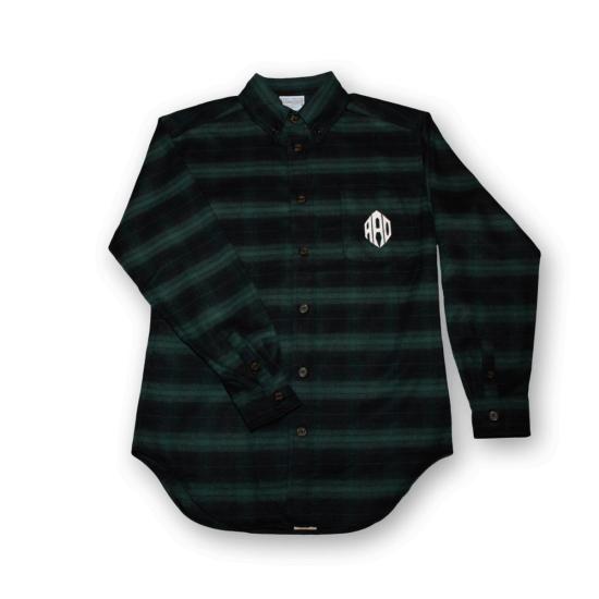  All At Once 셔츠 올앳원스 플란넬 셔츠 그린/블랙 - OTHER BRANDS