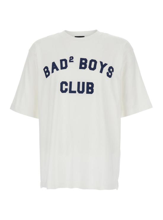  디스퀘어드2 반팔 티셔츠 Dsquared2 로고 프린트 티셔츠 화이트