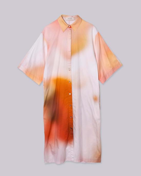  사야카 다비스 뉴욕 롱 원피스 사야카 데이비스 뉴욕 카프탄 셔츠 드레스 프린트 - SAYAKA DAVIS NEW YORK