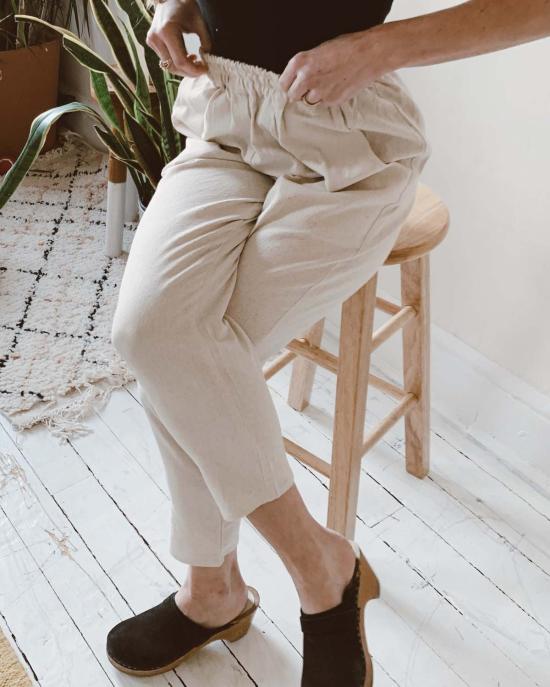  PO-EM 스트레이트 팬츠 포엠 덱  천연면