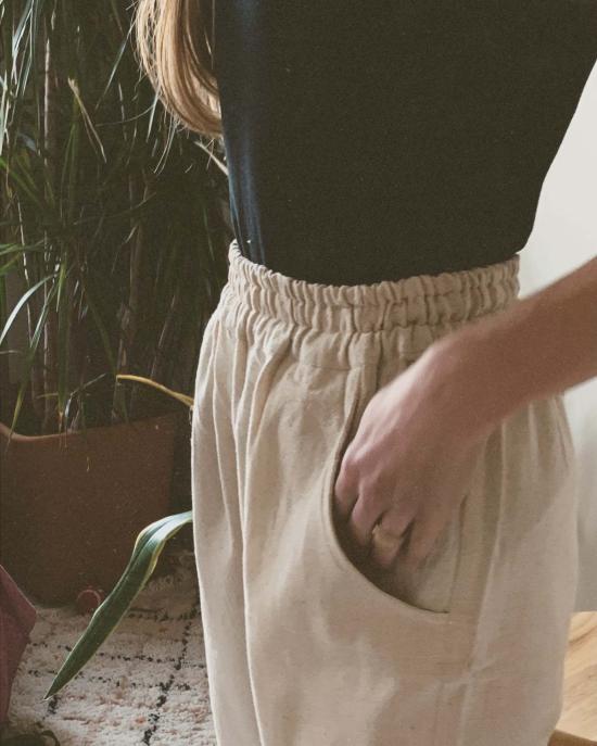  PO-EM 스트레이트 팬츠 포엠 덱  천연면 - OTHER BRANDS