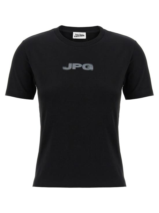  장 폴 고티에 반팔 티셔츠 블랙 JPG 베이비 티셔츠 블랙