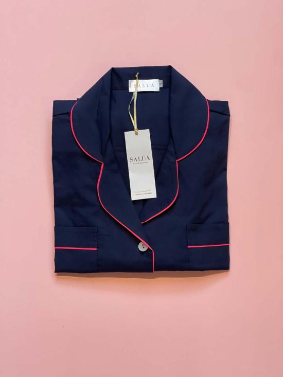  Salua Lingerie 라운지 웨어 살루아 란제리 우븐 코튼 클래식 파자마 - SALUA LINGERIE