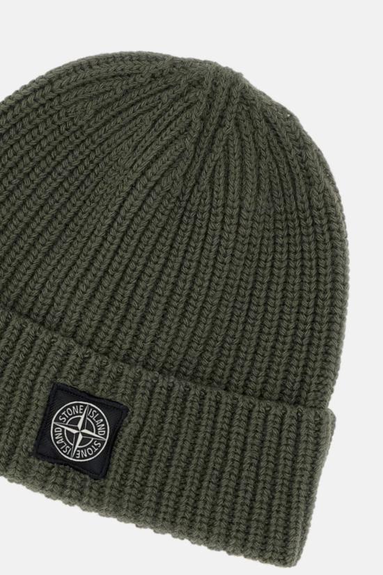  스톤 아일랜드 모자 밀리터리 그린 - STONE ISLAND