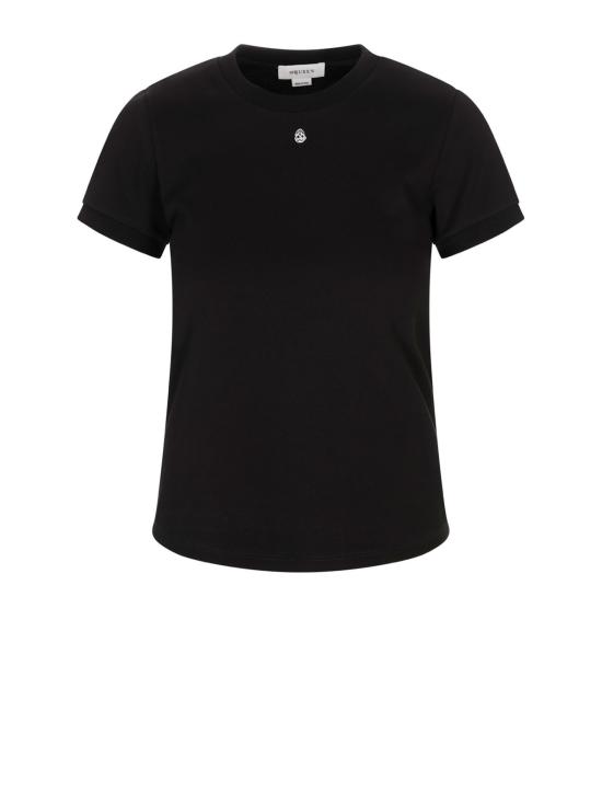  알렉산더 맥퀸 반팔 티셔츠 티셔츠 블랙