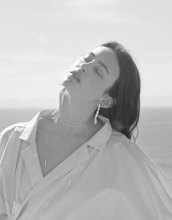  클레드 이어링 워터  스털링 실버 - CLED