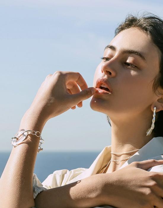  클레드 이어링 워터  스털링 실버 - CLED