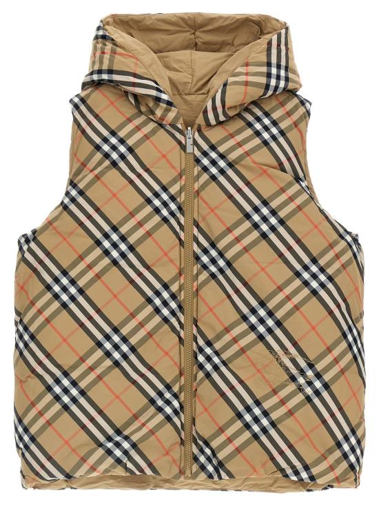  [키즈] 버버리 자켓 키즈 리버서블 베스트 베이지