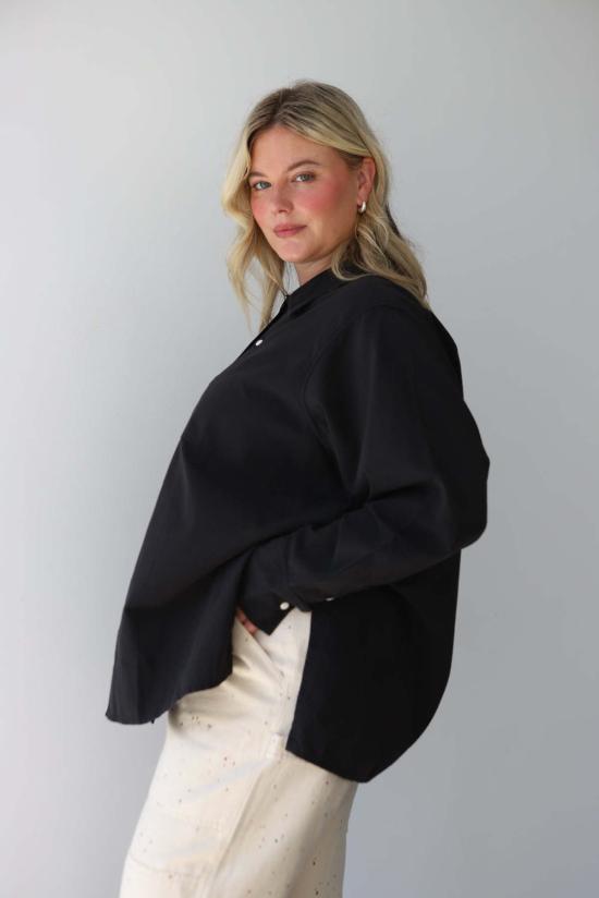  노블 블라우스 칼라 셔츠 애쉬 - NOBLE