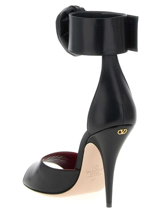  발렌티노 가라바니 샌들 드립 로즈  블랙 - VALENTINO GARAVANI