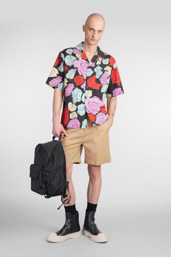  마르니 반팔 셔츠 셔츠 블랙 - MARNI