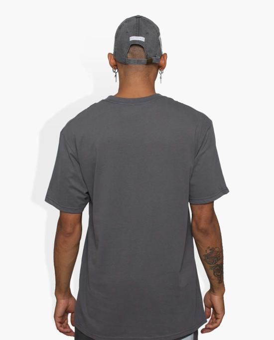  THE CELECT 반팔 티셔츠 셀렉트 베이스 티셔츠 다크 그레이