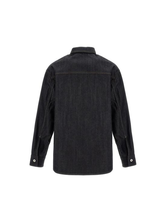  질샌더 셔츠 질 샌더 데님 오버 블루 - JIL SANDER